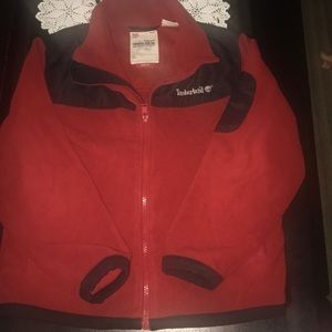 Red a blac kids jacket